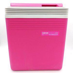 Coleman Ice World 2000 Cooler Vintage Pink Fuchsia